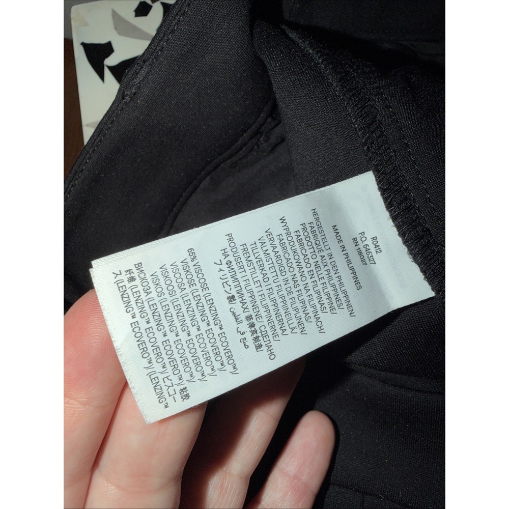 NEW Boden Women's Pimlico Ponte Trousers Solid Black Size 8P Straight Leg‎ - Picture 8 of 9